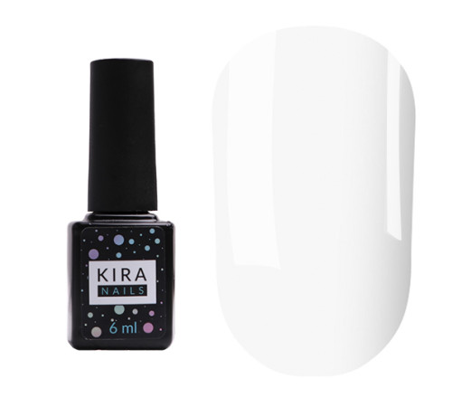 База камуфлююча Kira Nails French Base Milk №001 молочна, 6 мл