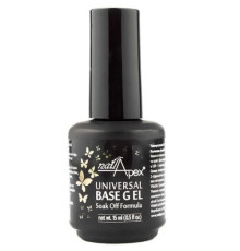 База каучуковая универсальная NailApex Soak Off UV Base Gel 15 мл
