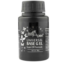 База каучукова універсальна NailApex Soak Off UV Base Gel 30 мл