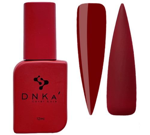 База кольорова DNKA Cover base №003 Passionate насичено-червона, 12 мл