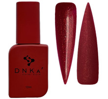 Color base DNKA Cover base No. 005 Daring red with sparkles, 12 ml