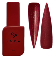 База цветная DNKA Cover base №005 Daring красная с блестками, 12 мл