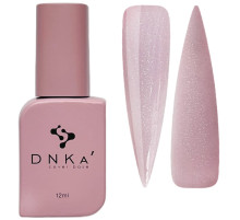 База кольорова DNKA Cover base №008 Magical бежева з голографічними блискітками, 12 мл