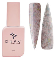 База цветная DNKA Cover base №011B Beauttiful розовая с цветной поталью, 12 мл