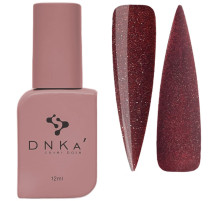 База цветная DNKA Cover base №012A Confident светоотражающая вишневая, 12 мл