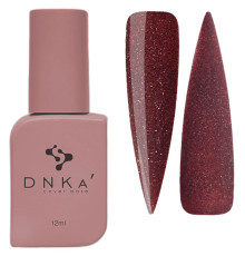 База цветная DNKA Cover base №012A Confident светоотражающая вишневая, 12 мл