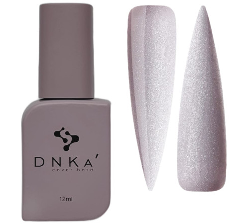 Color base DNKA Cover base No. 013 Amazing gray with silver shimmer, 12 ml