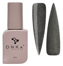 База кольорова DNKA Cover base №013А Сheerful чорна світловідбиваюча, 12 мл