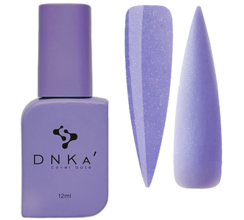 База кольорова DNKA Cover base №015 Cosmic блакитна з шиммером, 12 мл
