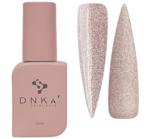 База кольорова DNKA Cover base №041 Stunning прозоро-бежева з голофрафічними блискітками, 12 мл