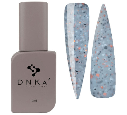 База кольорова DNKA Cover base №047 Trendy сіра з поталлю, 12 мл