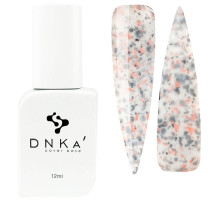 База кольорова DNKA Cover base №048 Chic біла з поталлю, 12 мл