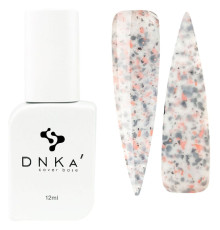 База кольорова DNKA Cover base №048 Chic біла з поталлю, 12 мл