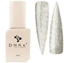 Color base DNKA Cover base No. 051 Royal reflective with yellow crumbs, 12 ml