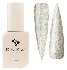 База кольорова DNKA Cover base №051 Royal світловідбиваюча з жовтими крихтами, 12 мл