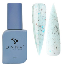 База кольорова DNKA Cover base №060 Awesome блакитна з крихтами, 12 мл