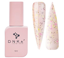 База кольорова DNKA Cover base №061 Confetti бежева з конфеті, 12 мл