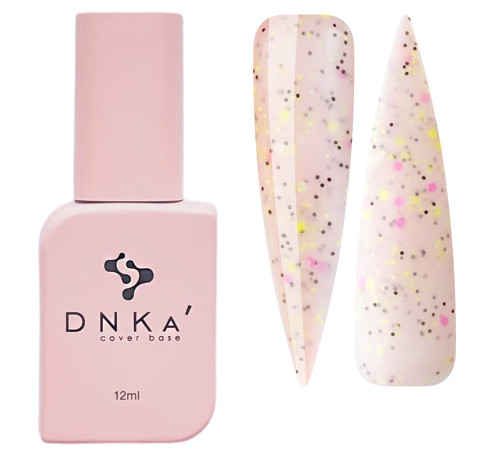 Color base DNKA Cover base No. 061 Confetti beige with confetti, 12 ml