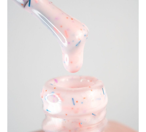Color base DNKA Cover base No. 062 Mellow light pink with confetti, 12 ml