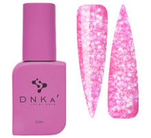 База кольорова DNKA Cover base №065 Kiss рожева з хлоп`ями, 12 мл
