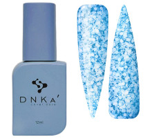 Color base DNKA Cover base No. 068 Breeze blue with flakes, 12 ml