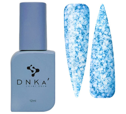 База кольорова DNKA Cover base №068 Breeze блакитна з хлоп`ями, 12 мл