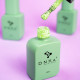 База кольорова DNKA Cover base №069 Relax салатова з хлоп`ями, 12 мл
