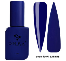 База кольорова DNKA Cover base №071 Saphire синя, 12 мл