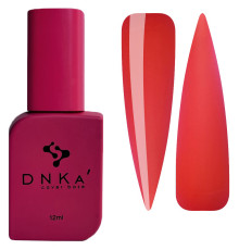 База кольорова DNKA Cover base №077 Campari неоново-червоний, 12 мл