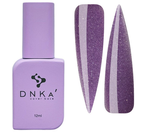 База кольорова DNKA Cover base №084 Euphoria світловідбиваюча фіолетова, 12 мл
