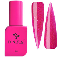 База кольорова DNKA Cover base №085 Glam світловідбиваючий малиновий, 12 мл