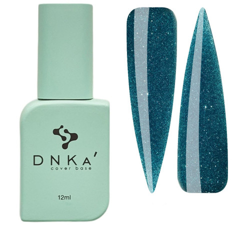База кольорова DNKA Cover base №089 Impuls світловідбиваюча бірюзова, 12 мл
