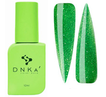 База кольорова DNKA Cover base №090 Wizard світловідбиваюча зелена, 12 мл