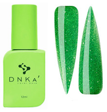База кольорова DNKA Cover base №090 Wizard світловідбиваюча зелена, 12 мл