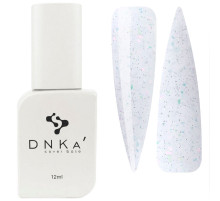 База кольорова DNKA Cover base №094 Prosecco молочна з блискітками, 12 мл