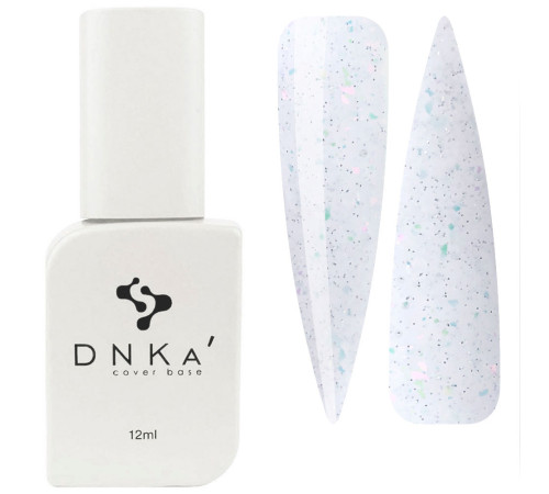 База цветная DNKA Cover base №094 Prosecco молочная с блестками, 12 мл