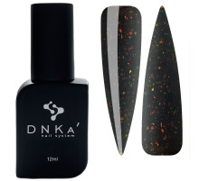 База кольорова DNKA Cover base №096 Black Dress чорна з поталлю, 12 мл