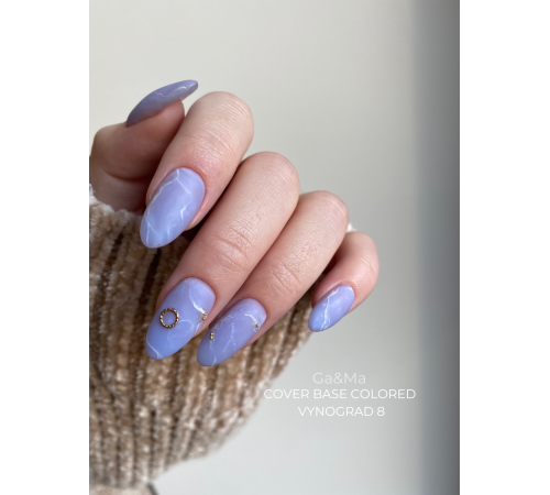GaMa Cover base Colored No. 08 Grape, saturated cornflower, 15 ml