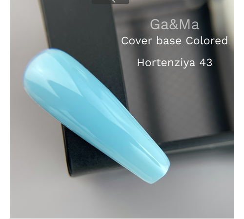 GaMa Cover base Colored #43 Hydrangea, blue-turquoise, 15 ml