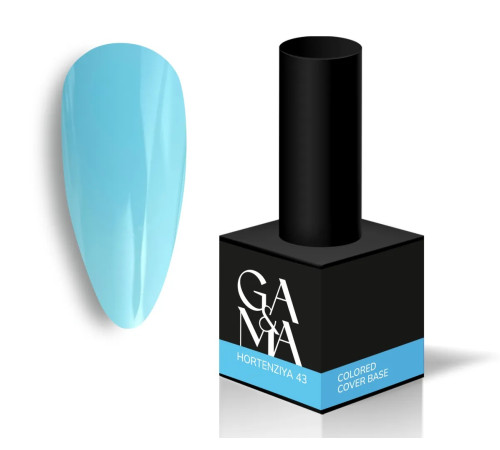 GaMa Cover base Colored #43 Hydrangea, blue-turquoise, 15 ml