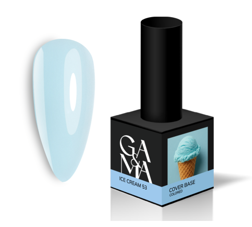 GaMa Cover base Colored №53 Ice Cream, 15 ml