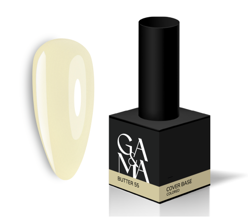 GaMa Cover base Colored №55 Light Butter, light butter, 15 ml