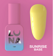 База цветная Luna Base Sunrise светло-желтая, 13 мл