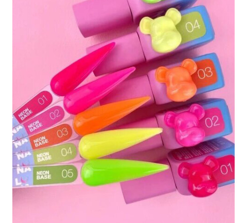 Color base Luna Neon Base No. 02, pink, 13 ml
