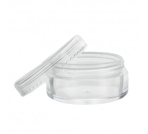The jar is transparent