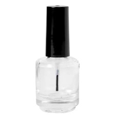 Empty jar Transparent with a brush, 15 ml