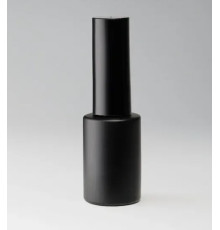 Empty jar with brush, black, 9 ml