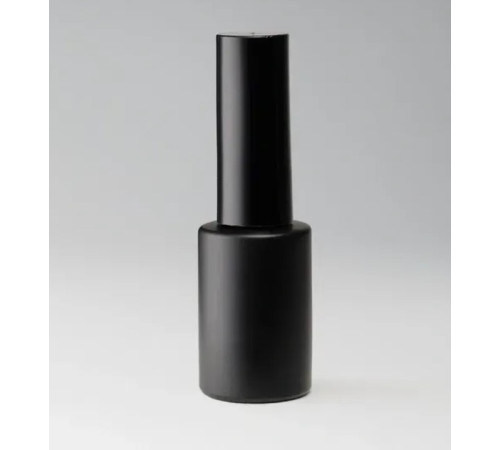 Empty jar with brush, black, 9 ml