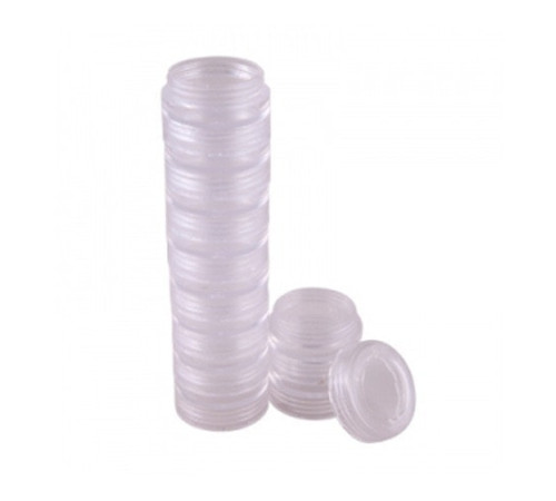 Jars for decoration in a plastic tube 10 pcs