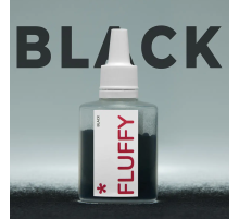 Оксамитова пудра для нігтів EASY Fluffy Black, чорна
